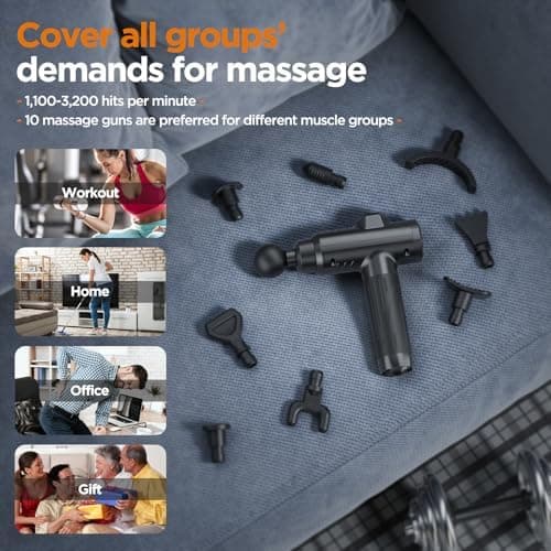 Massage Gun Deep Tissue - Thumbnail 2