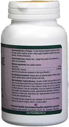 Vinpocetine With Blueberry Softgel - Thumbnail 3