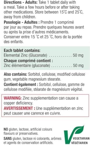 Zinc 50 Mg, 100 Count - Thumbnail 5