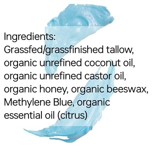 Methylene Blue Infused Whipped Grass Fed Beef Tallow Balm - Thumbnail 7