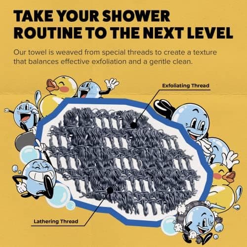 Exfoliating Shower Towel - Thumbnail 5