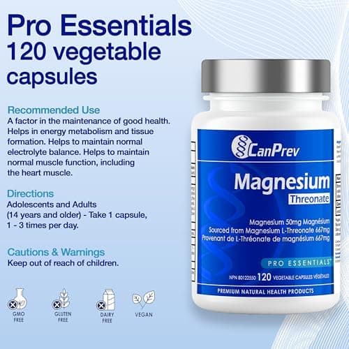 Magnesium L-Threonate, 120 Vegan Caps - Thumbnail 4