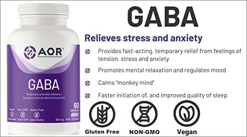 GABA 600mg Gamma-Aminobutyric Acid Supplement - Thumbnail 3