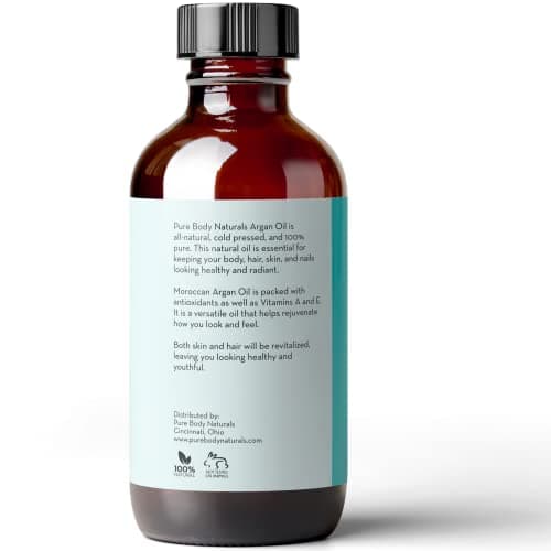 Argan Oil For Skin And Face, 4 Fl Oz - Cold Pressed, Light, Pure Argan Oil For Hair - Aceite De Argan - Thumbnail 6