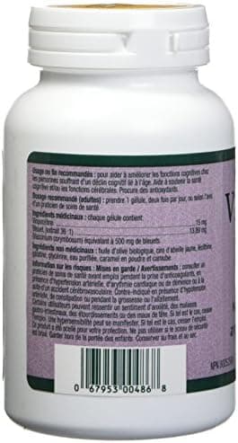 Vinpocetine With Blueberry Softgel - Thumbnail 2