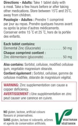 Zinc 50 Mg, 100 Count - Thumbnail 7