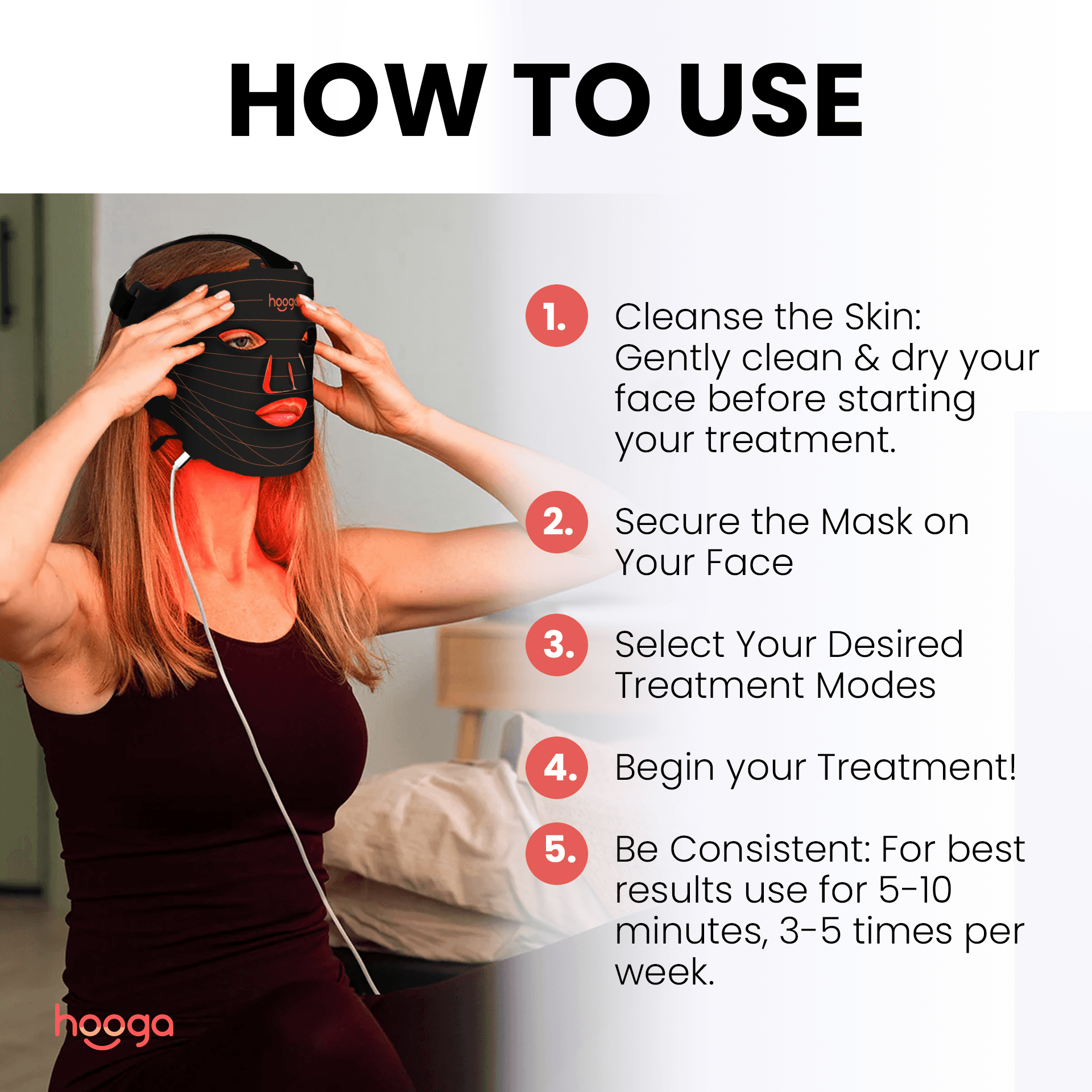 Red Light Therapy Face Mask - Thumbnail 6