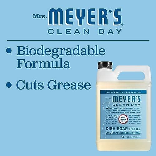 Clean Day Liquid Dish Soap Refill, Rain Water Scent, 1.4L Bottle - Thumbnail 5