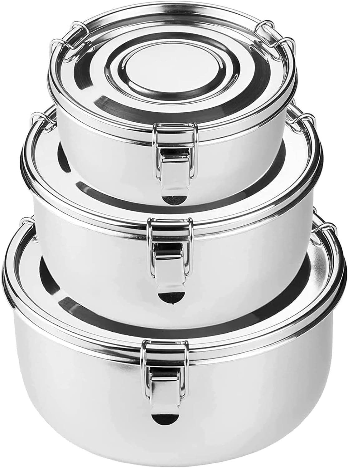 Premium Stainless Steel Food Storage Containers 304 Grade