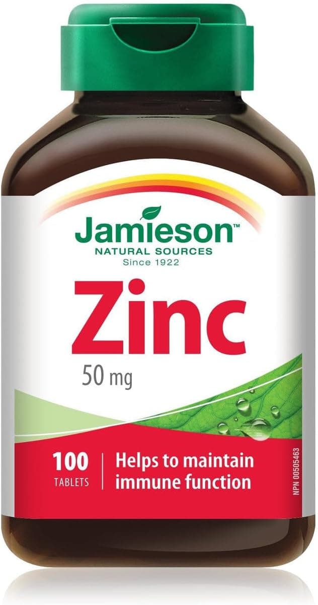 Zinc 50 Mg, 100 Count