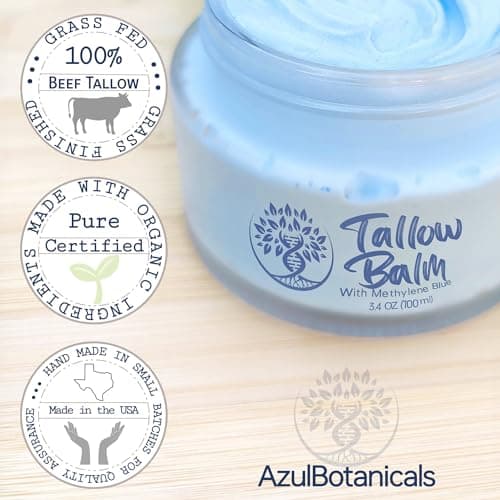 Methylene Blue Infused Whipped Grass Fed Beef Tallow Balm - Thumbnail 5