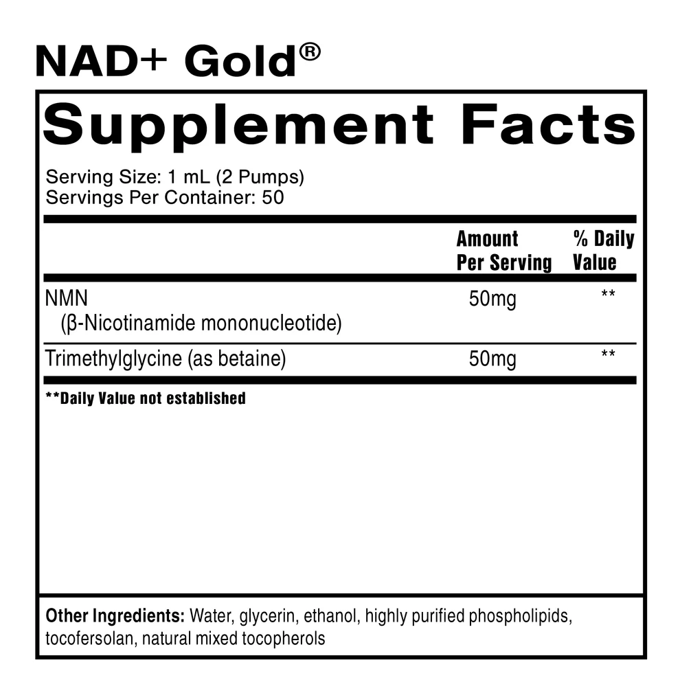 Liposomal NAD+ Gold - Thumbnail 2