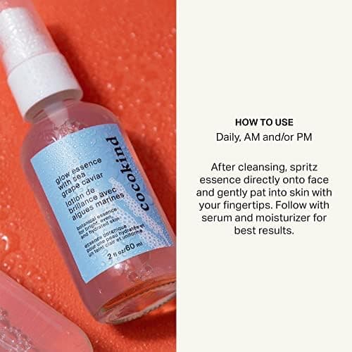Glow Essence With Sea Grape Caviar Hydrating Primer And Facial Mist Facial Moisturizer - Thumbnail 4