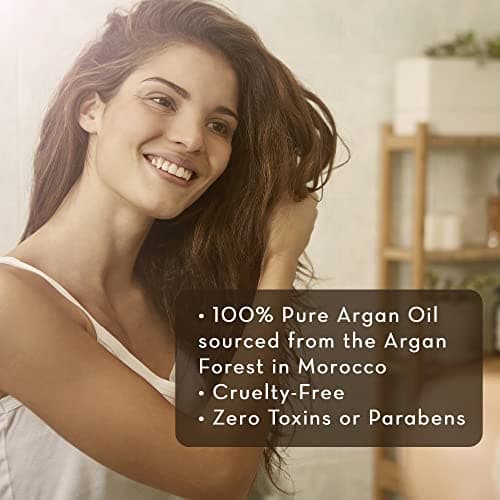 Argan Oil For Skin And Face, 4 Fl Oz - Cold Pressed, Light, Pure Argan Oil For Hair - Aceite De Argan - Thumbnail 3