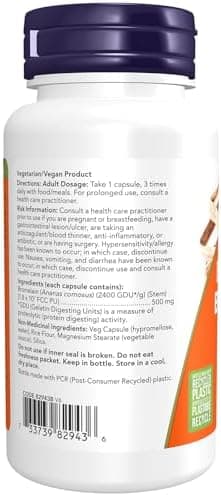 Bromelain 500mg 2400 GDU/g - Thumbnail 2