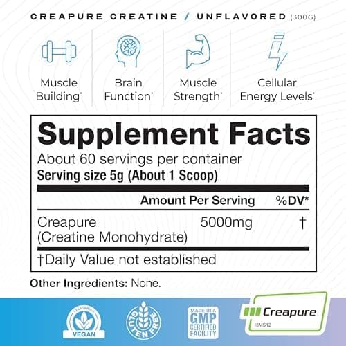 Creapure Creatine Monohydrate Powder - Thumbnail 4