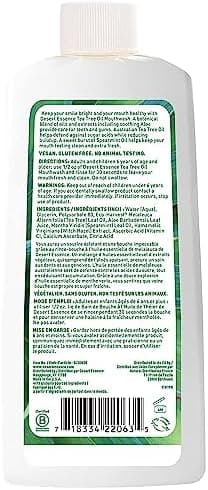 Tea Tree Oil Mouthwash Spearmint - Thumbnail 2