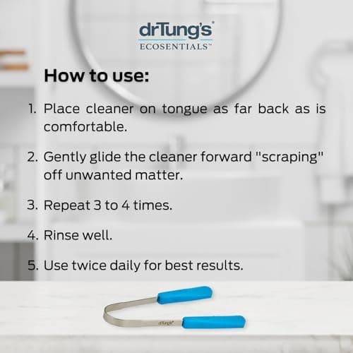 Tongue Cleaner Stainless Steel - Thumbnail 5