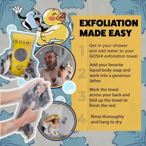 Exfoliating Shower Towel - Thumbnail 6
