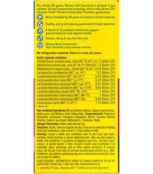 Ultimate Flora Women's Extra Care Probiotic - Thumbnail 2