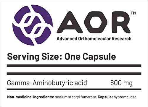 GABA 600mg Gamma-Aminobutyric Acid Supplement - Thumbnail 6