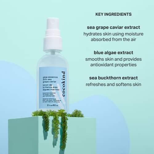 Glow Essence With Sea Grape Caviar Hydrating Primer And Facial Mist Facial Moisturizer - Thumbnail 3