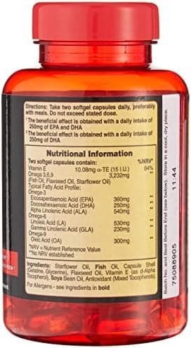 Maximum Strength Triple Omega 369 60 Capsules - Thumbnail 2