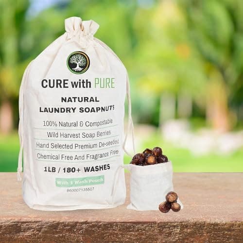 Organic Soap Nuts Deseeded 1lb/450g With 2 Wash Bag Approx 180 Loads - Thumbnail 6