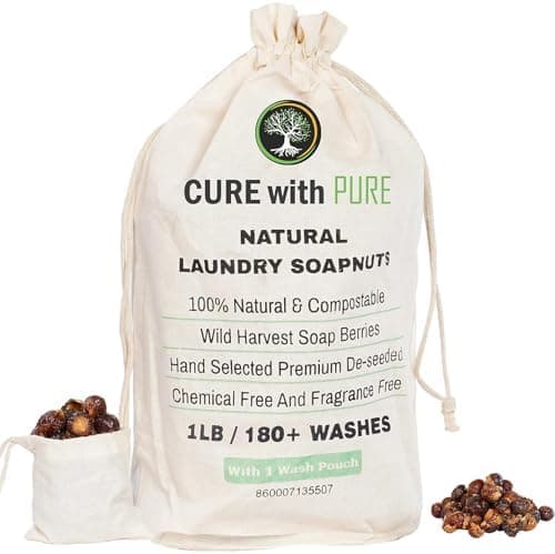 Organic Soap Nuts Deseeded 1lb/450g With 2 Wash Bag Approx 180 Loads - Thumbnail 5